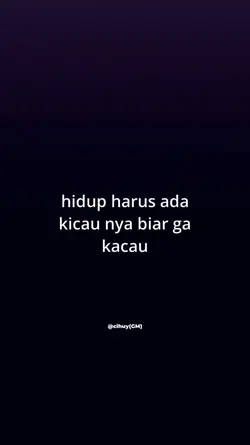 hidup harus ada