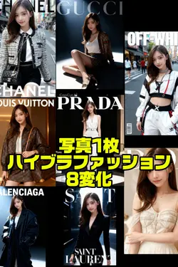 ハイブラファッション8変化
