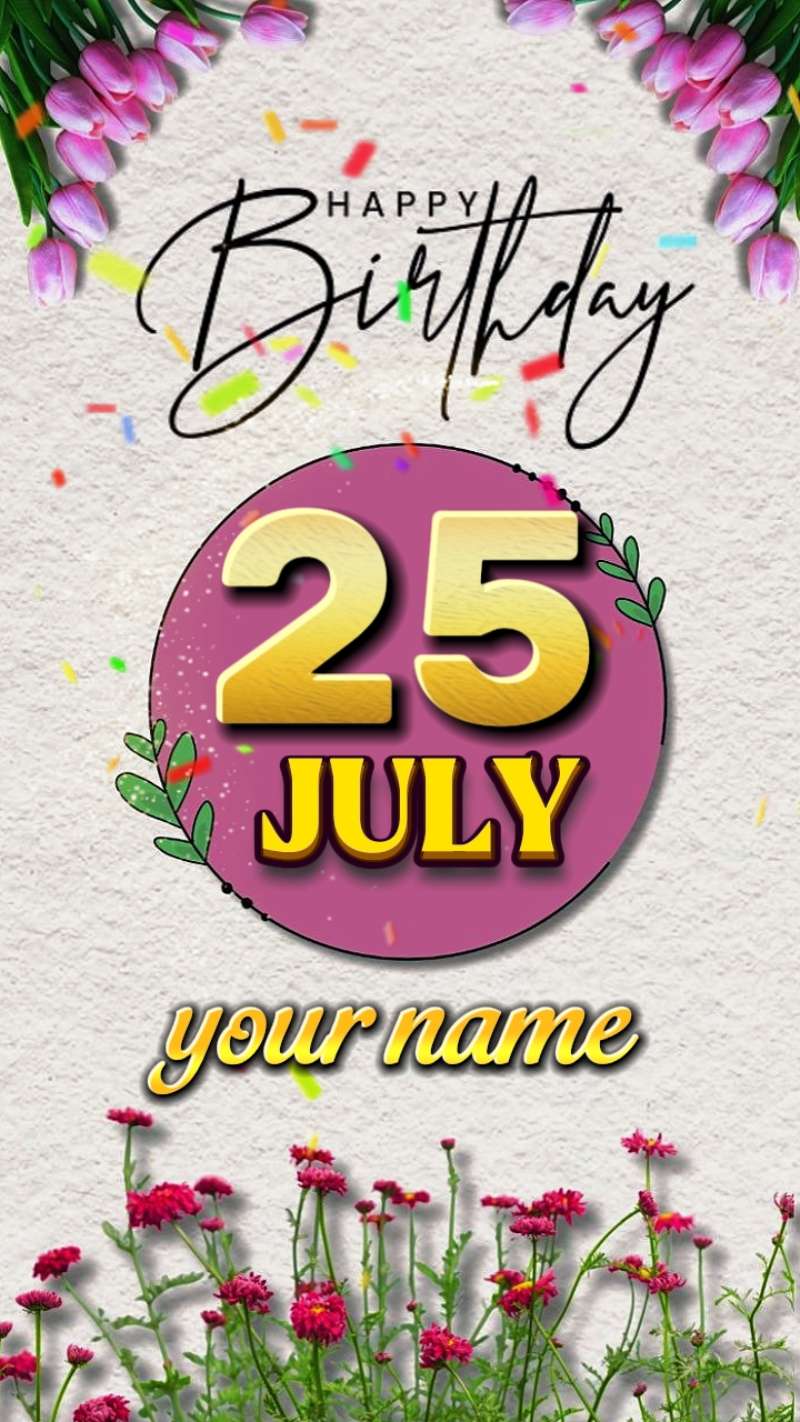 Ulang tahun 25 Juli 