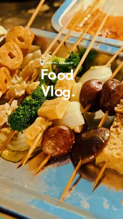 Food vlog estetik