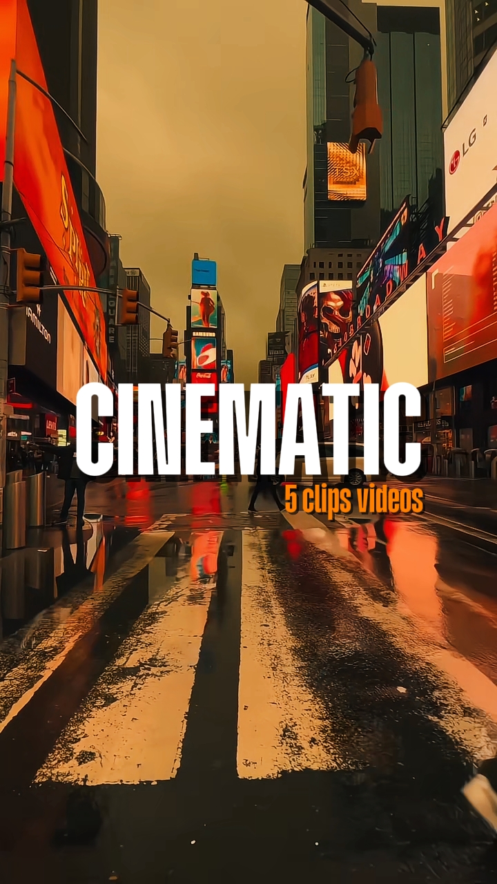 Cinematic 5 videos 