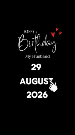 HBD HUSBAND 29 AUG