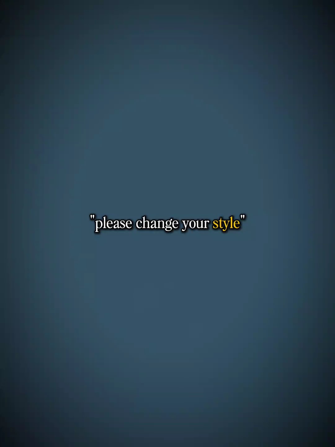 Changez votre style 