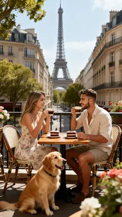 Couple in Paris 