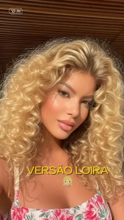 efeito loiro cachead