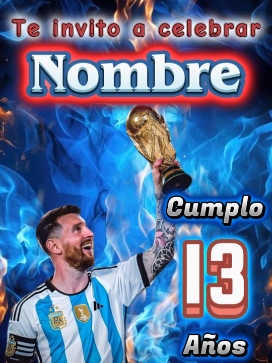 Convite de Messi 