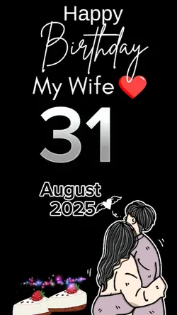 HBD Wife 31 August 