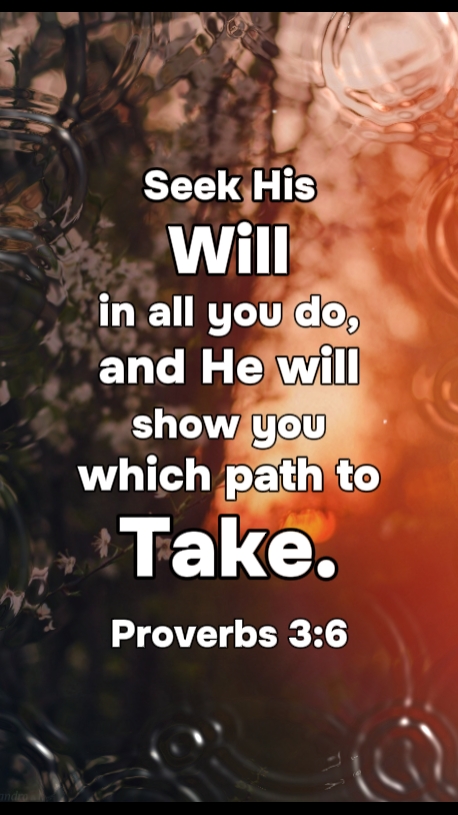 Proverbs 3:6