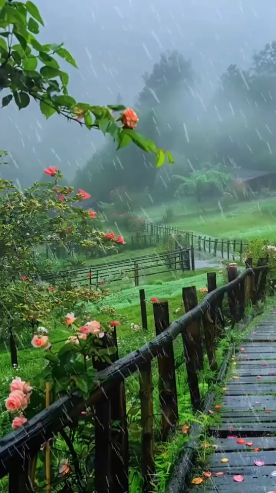 Estética de lluvia
