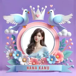 logo nama cantik