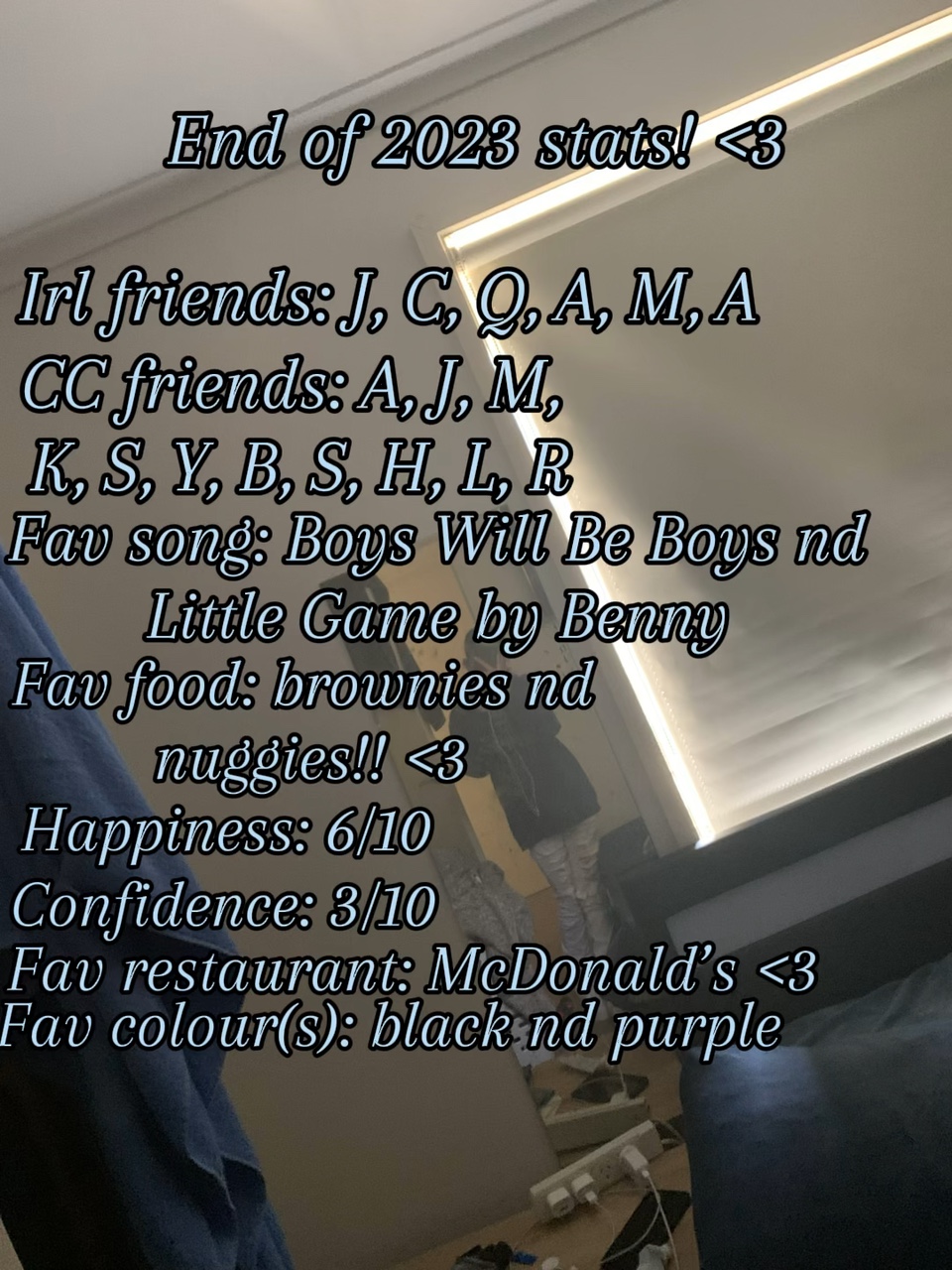 End of year stats! ❤️