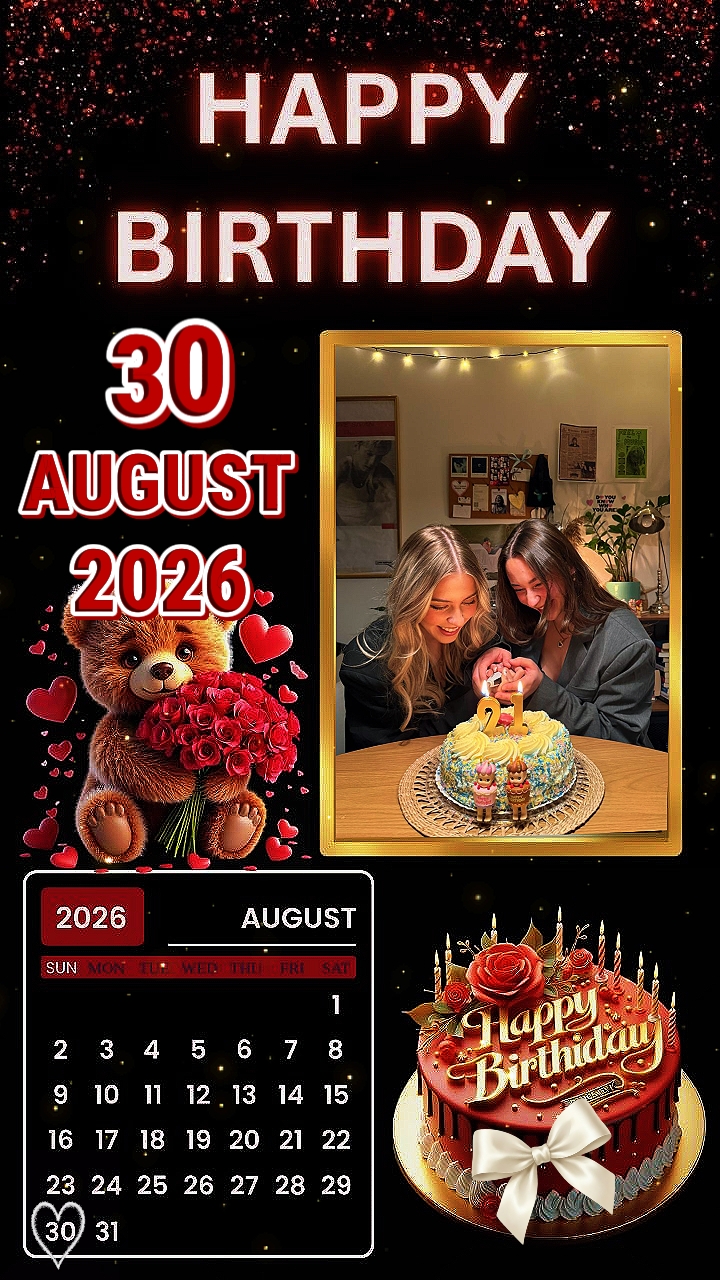 Aniversário 30 de agosto 