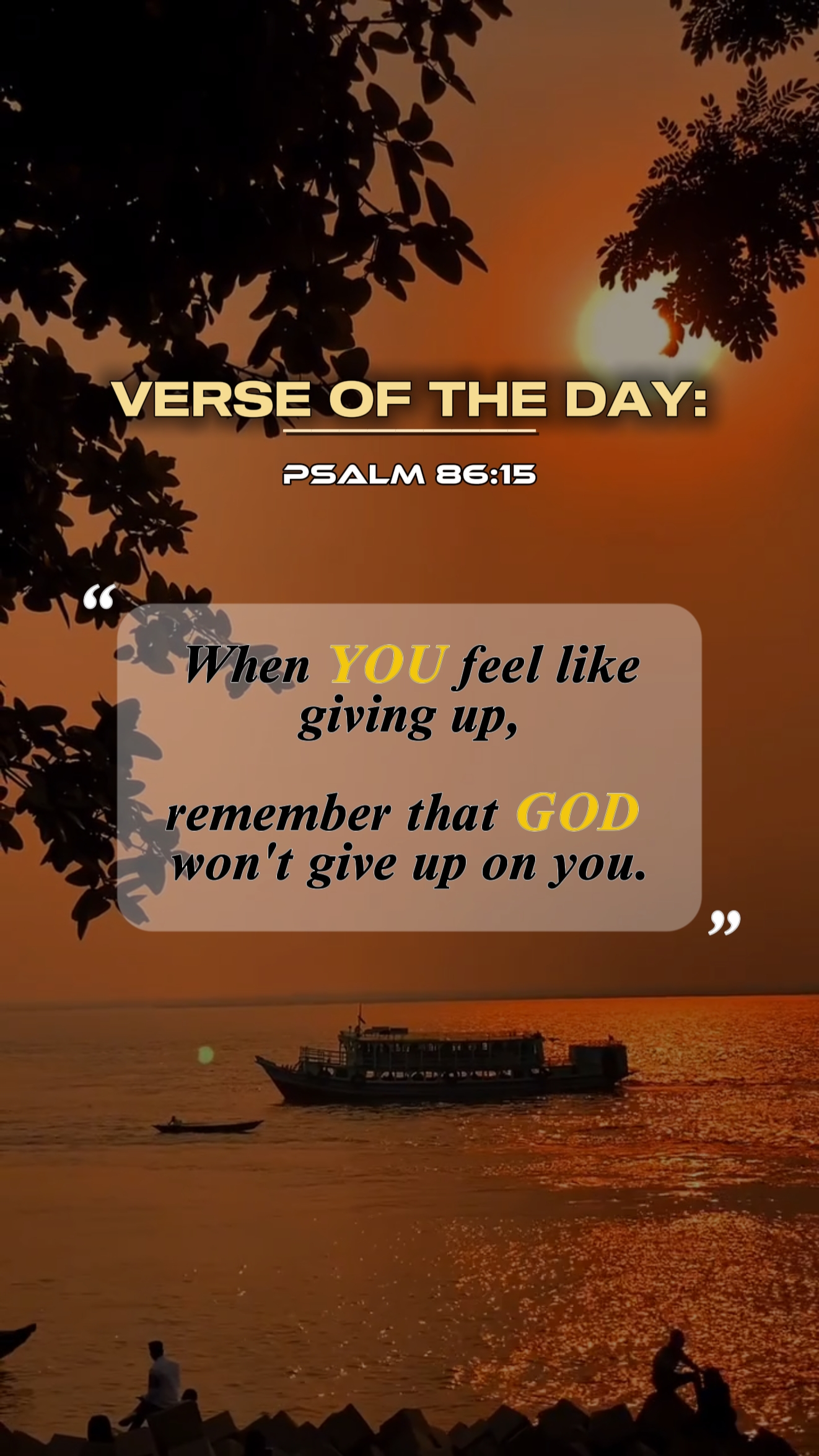 PSALM 86: 15