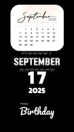 BIRTHDAY 17 SEPT