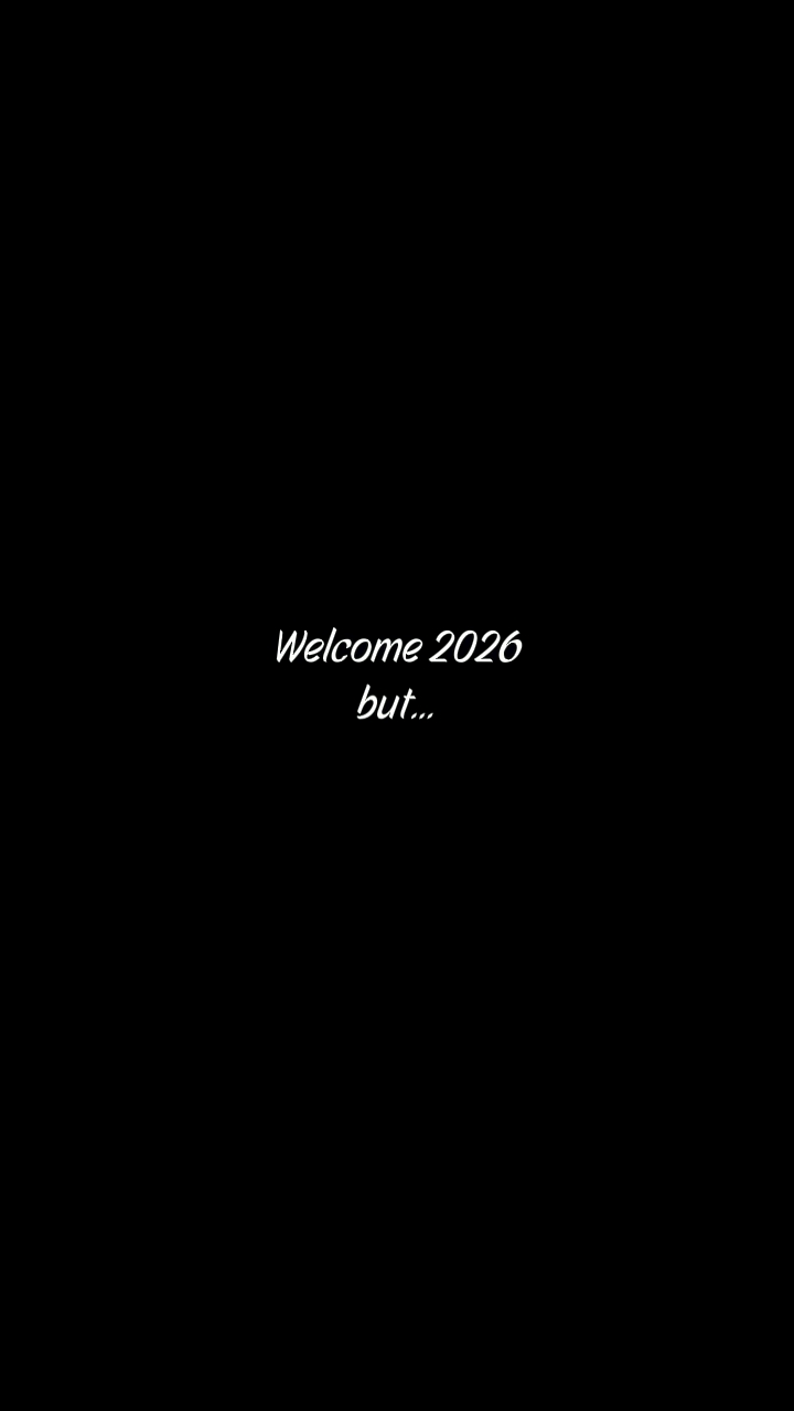 Bem-vindo 2026, mas...