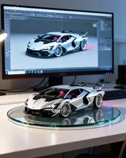 Car Miniatur 3D
