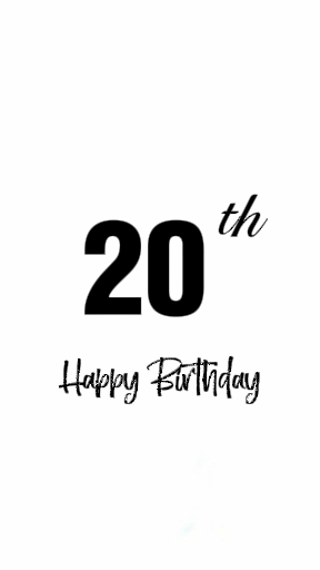20 cumpleaños