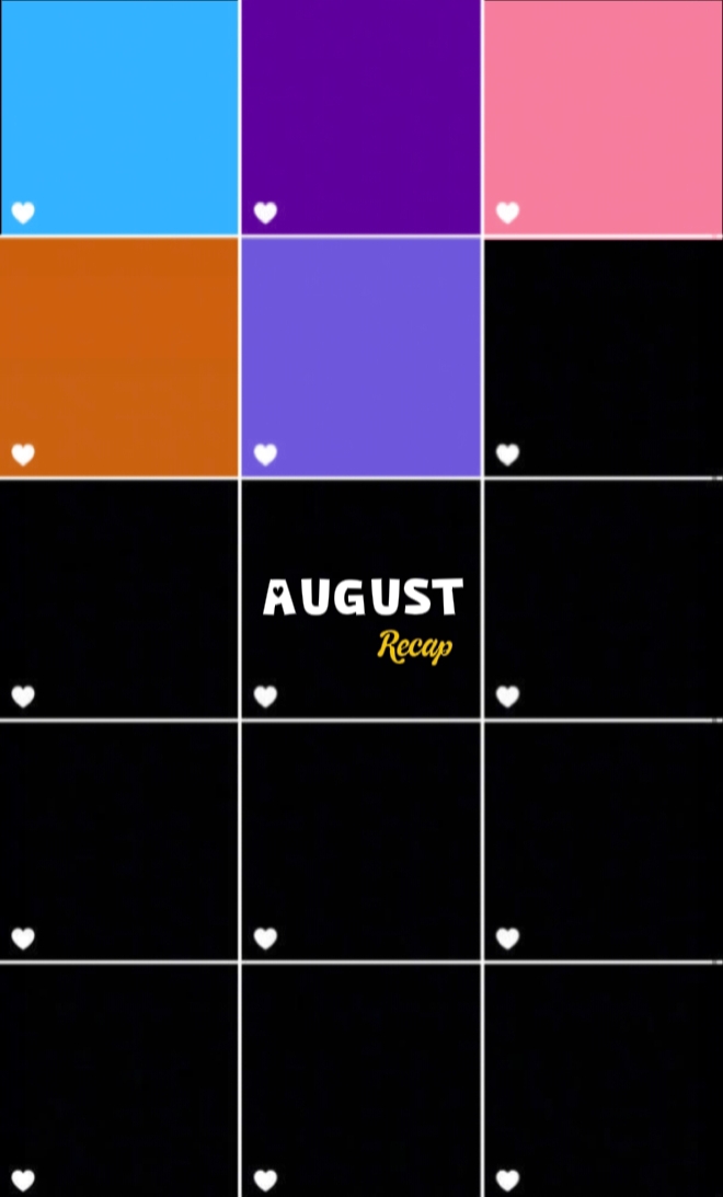 Resumo de agosto