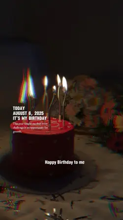 Aug. 6 2025 my bday