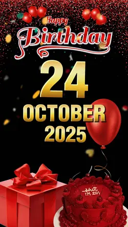 Birthday 24 oct 2025