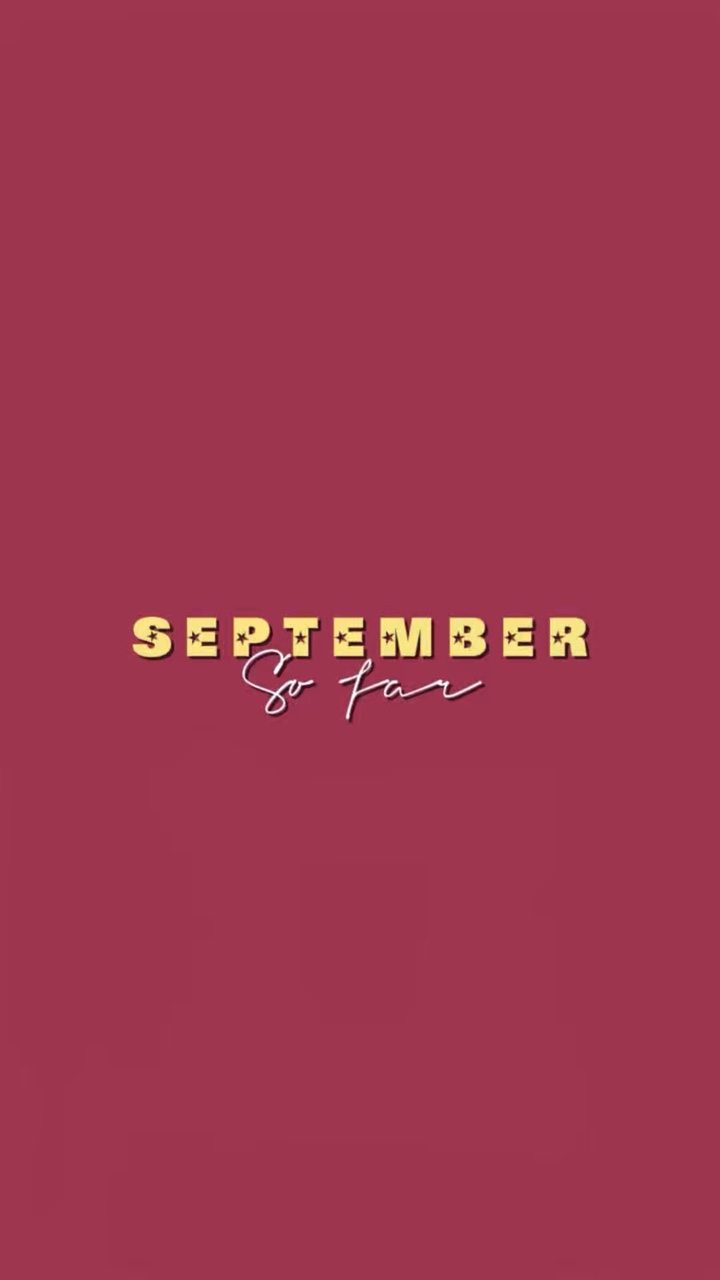 September so far