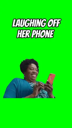 Laughing off phone 