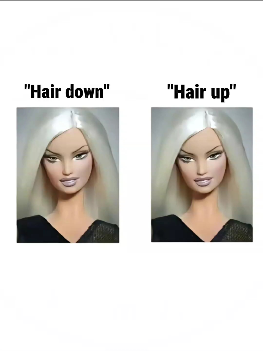 HaareUpXHairDown
