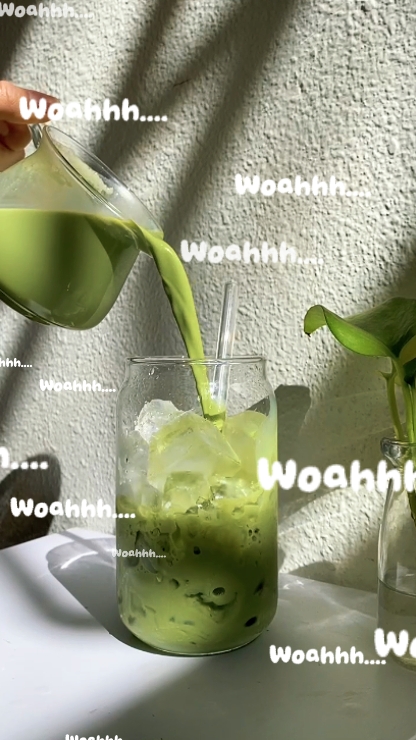 Boisson au matcha
