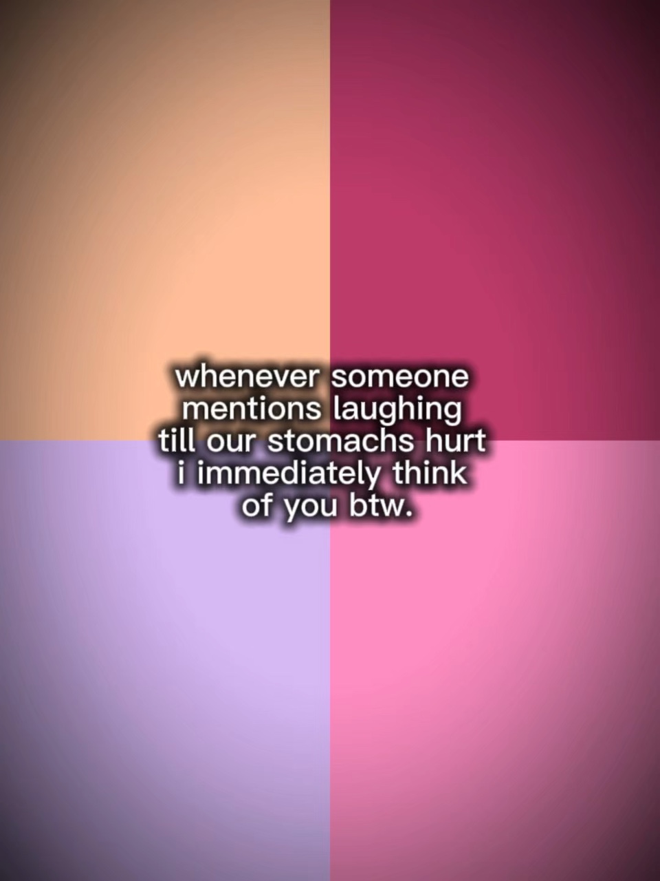 someone laughing 