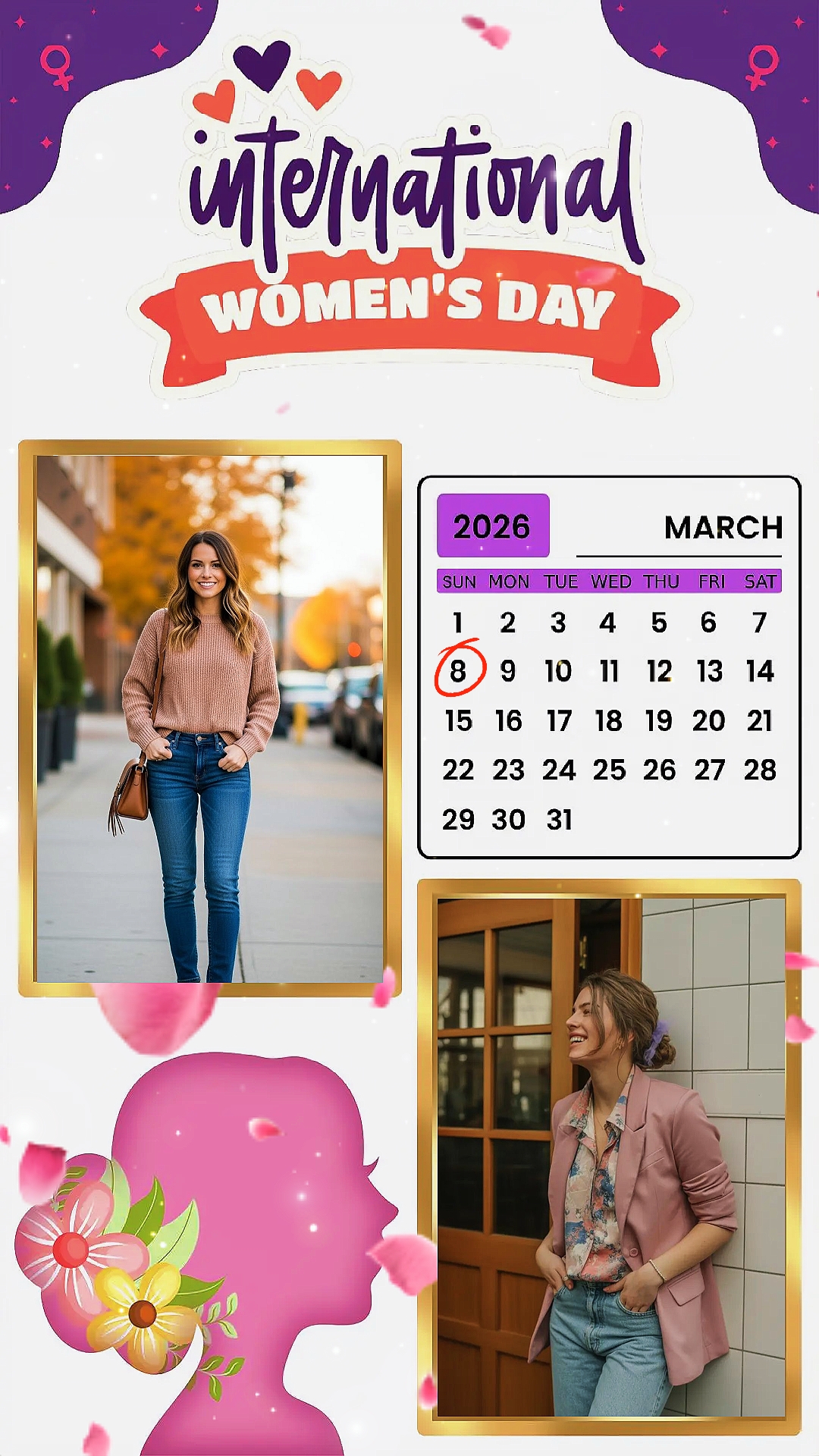 FELIZ DÍA DE LA MUJER 