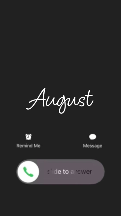 BIRTHDAY AUGUST