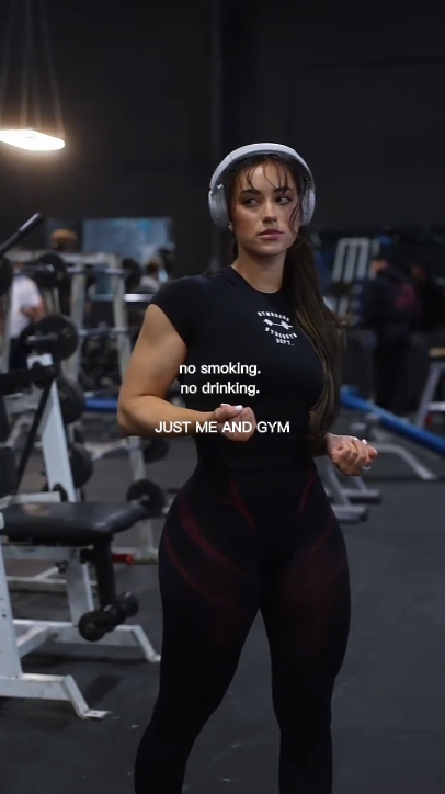 Nur ich und das Fitnessstudio