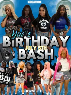 Birthday Party Flyer