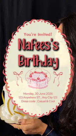 INVITATION BIRTHDAY