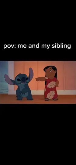 fighting sibling