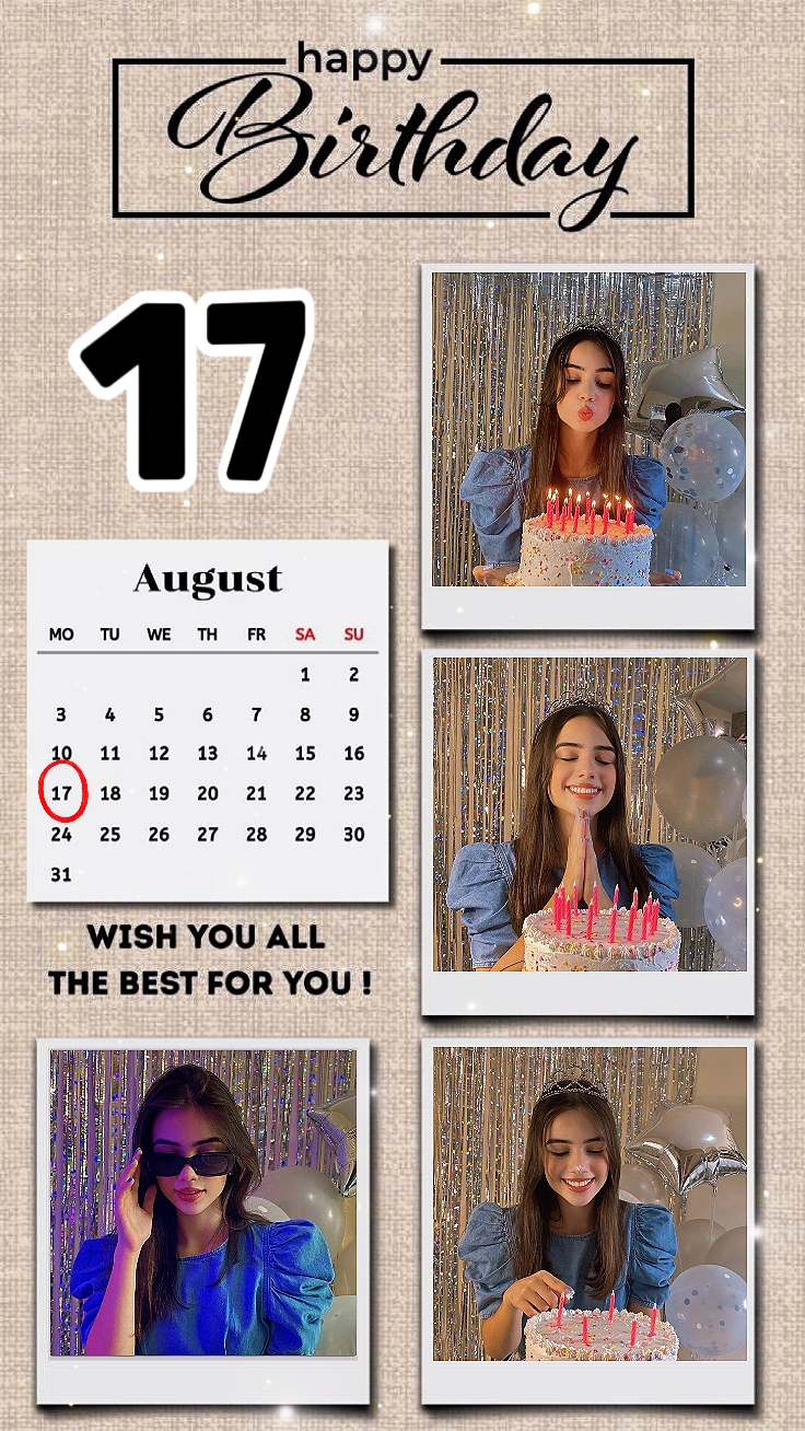 HBD 17 August 2026