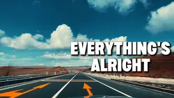 3d text on the road