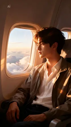 At Plane Window