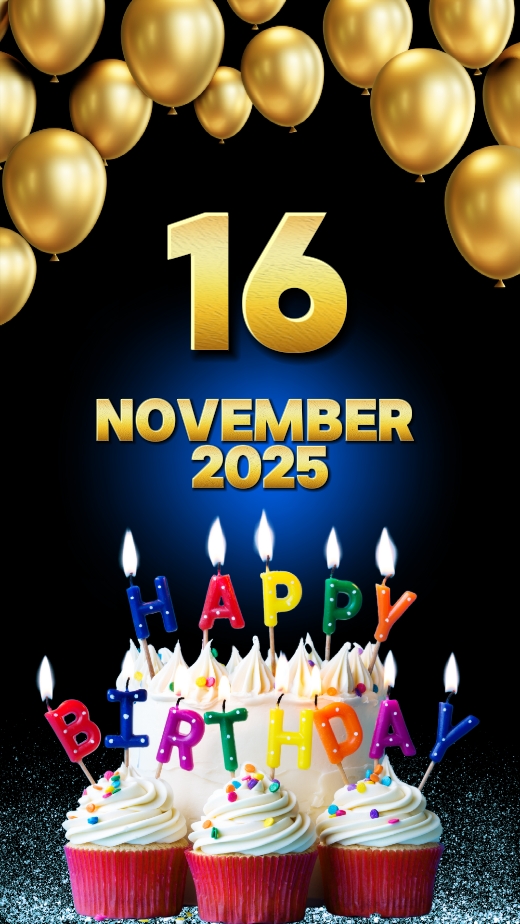 CUMPLEAÑOS 16 DE NOVIEMBRE