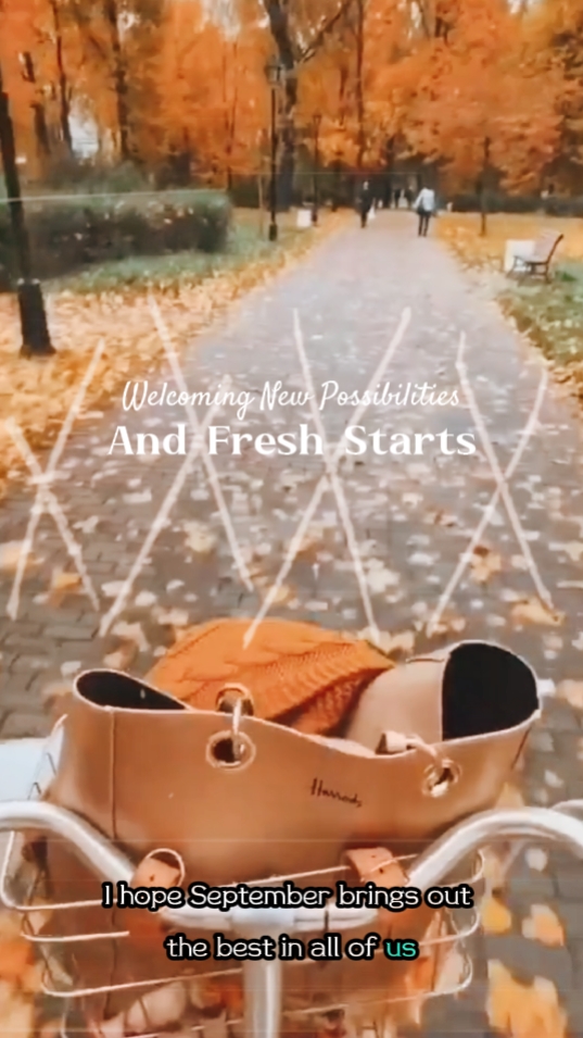 Welcome September
