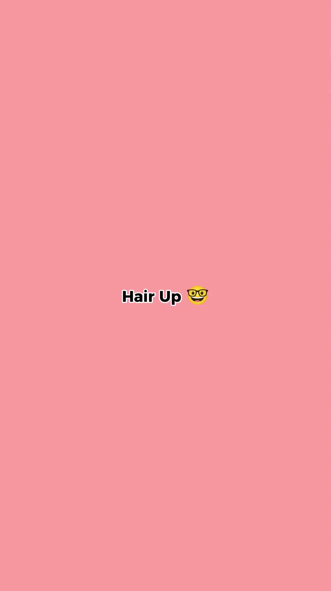 hair up or hair down