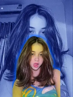 aesthetic blue frame