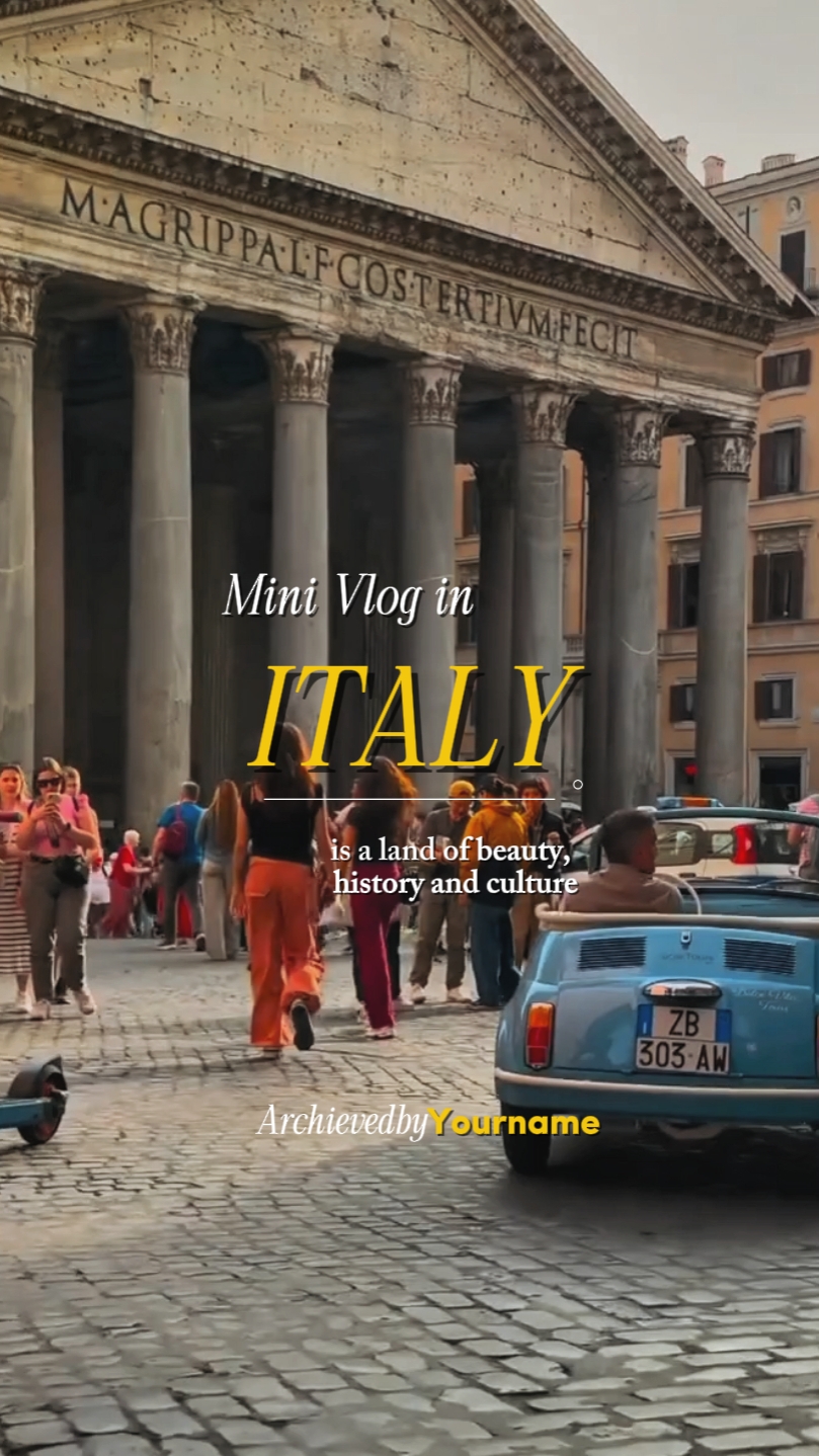 Vlog in Italien