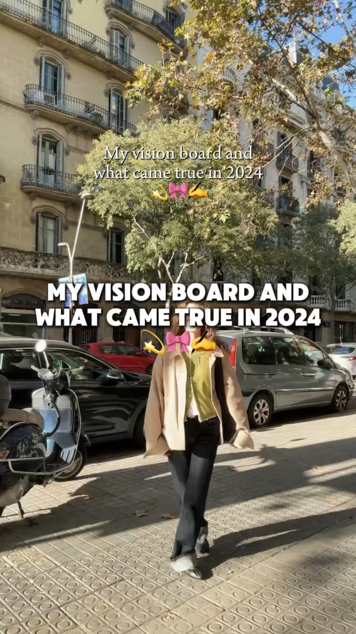 My vision board and
