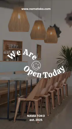 story : we are open