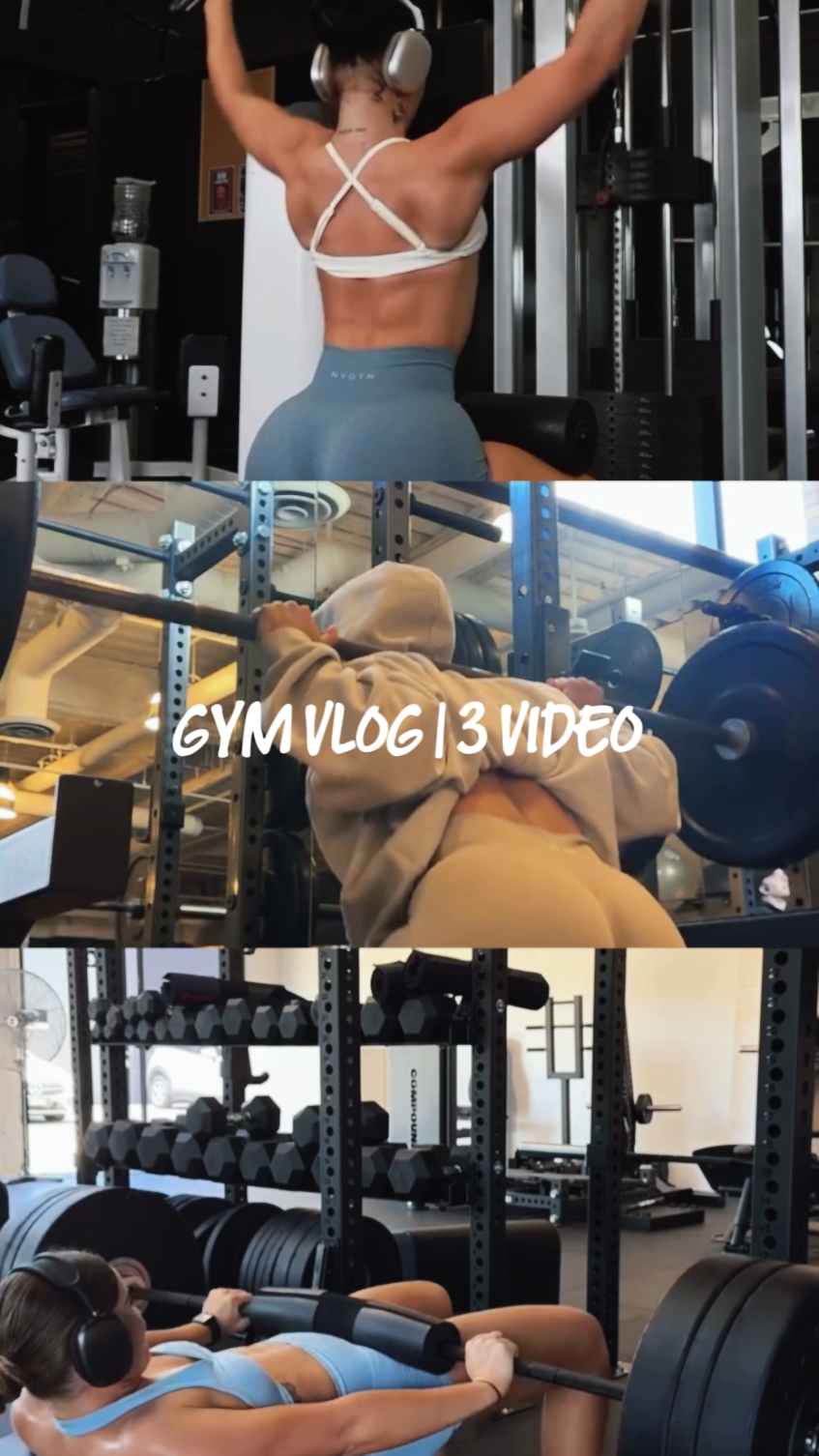 Gym vlog | 3 video