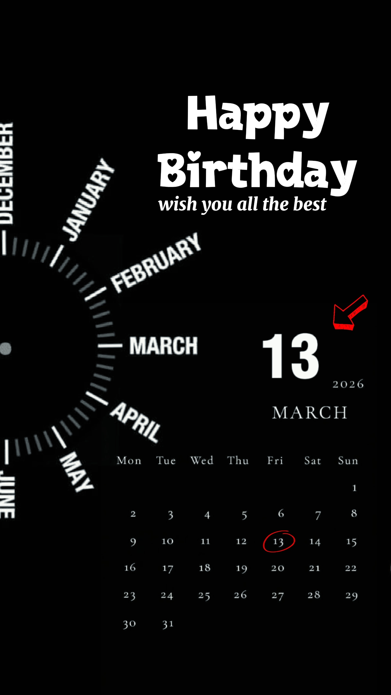 HBD 13 DE MARZO 