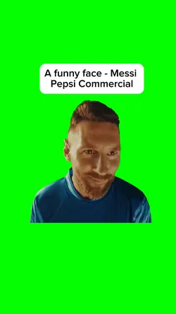 Messi doing a funny 