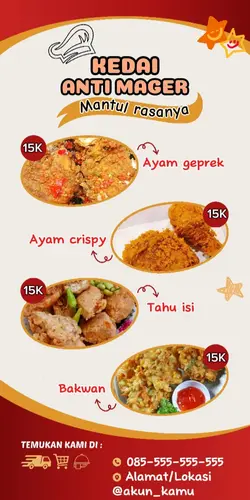 4 menu jualan