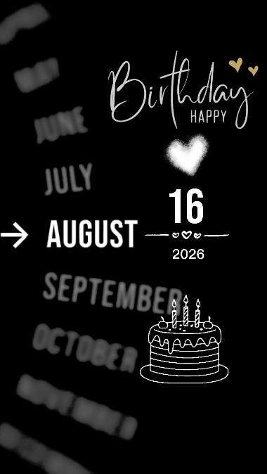 bday 16 Agustus 2026